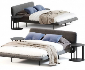 Modern Double Bed-ID:678081041