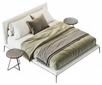 Modern Double Bed-ID:423337945