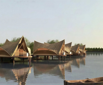 Modern Appearance Of Commercial Building-ID:747509006