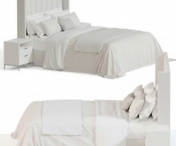Modern Double Bed-ID:681845909