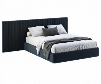 Modern Double Bed-ID:828852891
