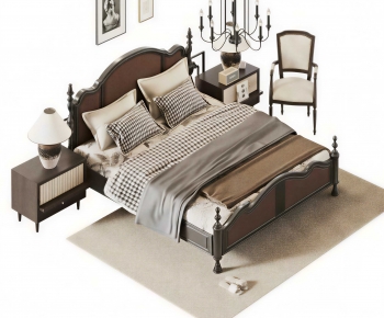 Modern Double Bed-ID:409869916