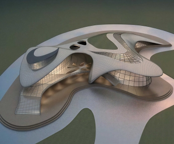 Modern Architecture Of Artistic Style-ID:999068028