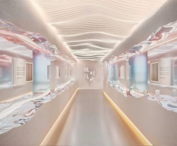 Modern Exhibition Hall-ID:671964889