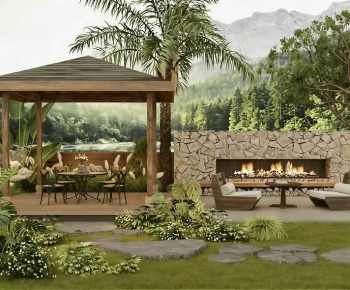 Wabi-sabi Style Courtyard/landscape-ID:606884962