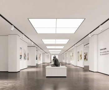 Modern Exhibition Hall-ID:542131908