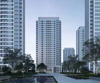 Modern Residential Building-ID:412134897