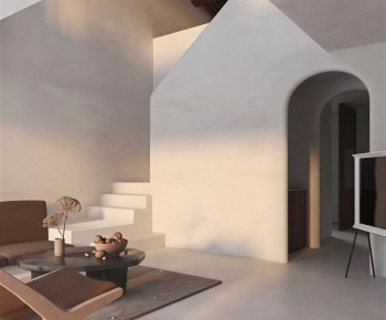 Wabi-sabi Style A Living Room-ID:408087973