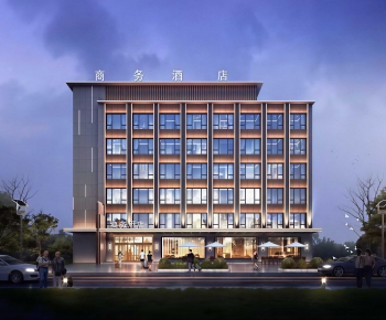 Modern Appearance Of Commercial Building-ID:832381015