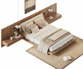 Modern Double Bed-ID:251099116