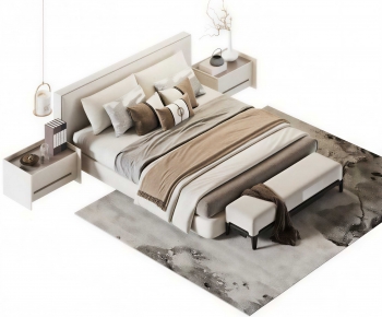 New Chinese Style Double Bed-ID:333809939