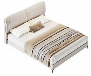 Modern Double Bed-ID:959579946