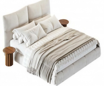 Modern Double Bed-ID:595560076