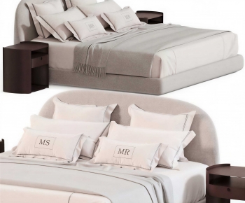 Modern Double Bed-ID:587162974