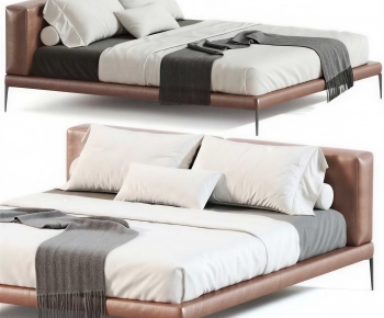 Modern Double Bed-ID:587802899