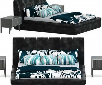 Modern Double Bed-ID:586036926