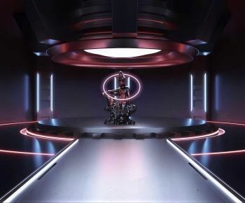 Modern Exhibition Hall-ID:701811084