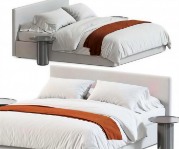 Modern Double Bed-ID:799252993