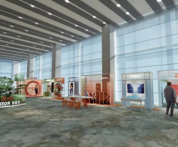 Modern Exhibition Hall-ID:234513044