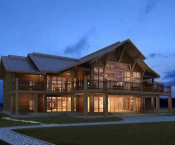 New Chinese Style Appearance Of Commercial Building-ID:516330963