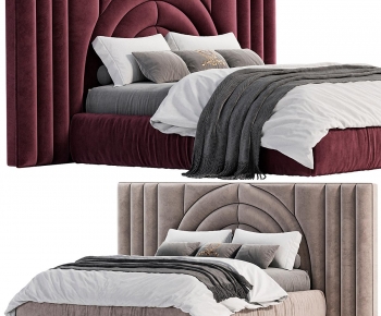 Modern Double Bed-ID:101380362