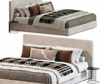 Modern Double Bed-ID:848243004