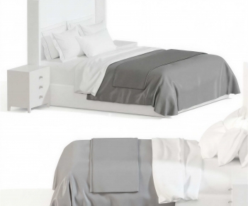 Modern Double Bed-ID:105390527