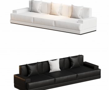 Modern Three-seat Sofa-ID:611226084