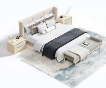 New Chinese Style Double Bed-ID:346180927
