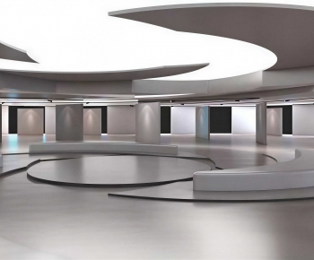 Modern Exhibition Hall-ID:763209109