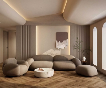 Modern A Living Room-ID:505781894