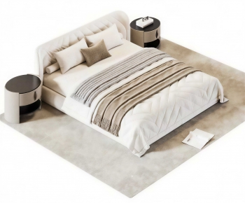 Modern Double Bed-ID:226823097
