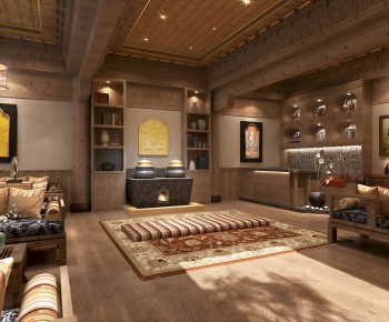 Chinese Style A Living Room-ID:221769846