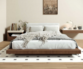 Modern Double Bed-ID:558481935