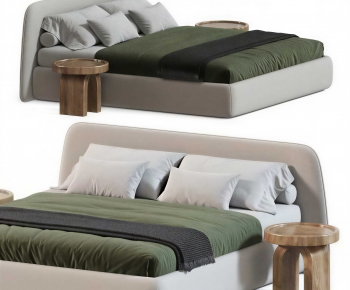 Modern Double Bed-ID:694865948
