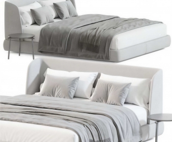 Modern Double Bed-ID:595138076