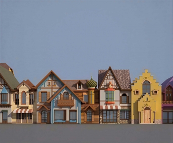 Modern Appearance Of Commercial Building-ID:490381963