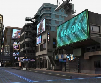 Modern Appearance Of Commercial Building-ID:133640051