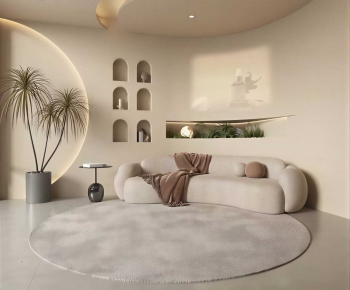 Wabi-sabi Style A Living Room-ID:977175953