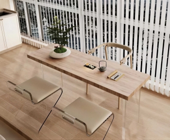 Modern Dining Table And Chairs-ID:605555063