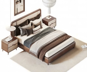 Modern Double Bed-ID:162131075