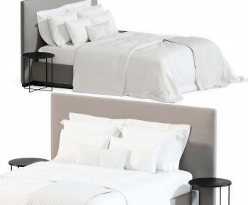 Modern Double Bed-ID:828294996