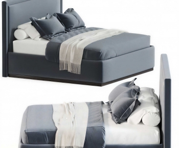 Modern Double Bed-ID:844264035