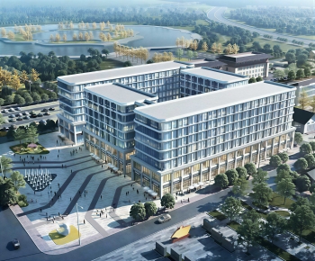 Modern Architectural Bird's-eye View Planning-ID:974365008