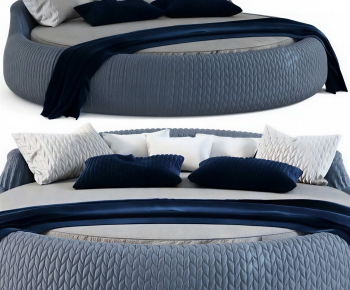 Modern Double Bed-ID:182617909