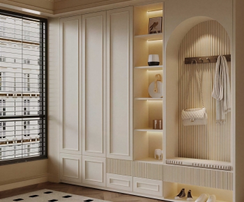 French Style Entrance Cabinet-ID:230040688