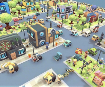 Modern Cartoon House-ID:311043027