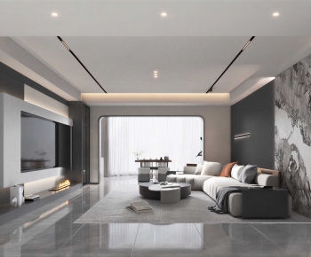 Modern A Living Room-ID:239356996