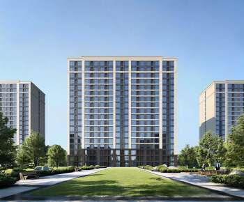 Modern Residential Building-ID:257546903