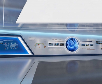 Modern Exhibition Hall-ID:415725955